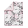 Lambs & Ivy Signature Botanical Baby Watercolor Floral 4-Piece Crib Bedding Set