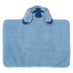 Lambs & Ivy Disney Stitch Luxury Blue Cotton Terry Hooded Baby Bath Towel -Lambs & Ivy GUEST a12d80b7 54ad 45fc b414 f76c819d28b4