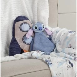 Lambs & Ivy Disney Baby/Toddler Stitch Plush Security Blanket Lovey - Blue -Lambs & Ivy GUEST a2b089e3 9abb 4a80 910e 8fe2adda4c40