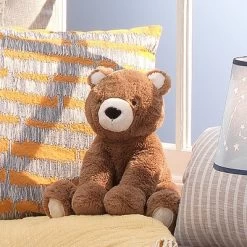 Lambs & Ivy Sierra Sky Brown Plush Bear Stuffed Animal Toy Plushie - Wally -Lambs & Ivy GUEST ae14c6ea d0f6 414c a325 dd9d03e1f107