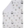 Lambs & Ivy Star Wars The Child/Baby Yoda/Grogu White Minky/Fleece Baby Blanket