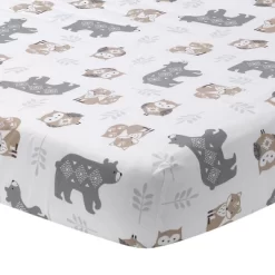 Lambs & Ivy Woodland Forest Animal Nursery 5-Piece Baby Crib Bedding Set - Gray 12 Lambs & Ivy Woodland Forest Animal Nursery 5-Piece Baby Crib Bedding Set - Gray -Lambs & Ivy GUEST b2e09e4c eda3 40e3 a49a ece406b211fc