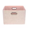 Lambs & Ivy Pink Foldable/Collapsible Storage Bin/Basket Organizer With Handles