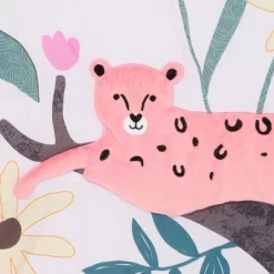 Lambs & Ivy Enchanted Safari Leopard/Lemur Jungle 3-Piece Baby Crib Bedding Set -Lambs & Ivy GUEST b60698a5 754a 493b afbf c6bfec0884b4