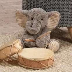 Lambs & Ivy Jungle Safari Gray Plush Elephant Stuffed Animal Toy Plushie - Jett -Lambs & Ivy GUEST b8acf165 d584 4f6c 8f40 ecd8051843fb