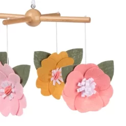 Lambs & Ivy Little Garden Felt Flowers Musical Baby Crib Mobile Soother Toy -Lambs & Ivy GUEST bcf5b7e2 7d0c 4258 9a21 b77e83708b29