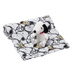 Lambs & Ivy Snoopy Muslin Swaddle Blanket & Mini Plush Newborn Baby Gift Set -Lambs & Ivy GUEST c6779cb2 ad85 4b6b a6ca 4d7a3201cf7e