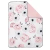 Lambs & Ivy Floral Garden Watercolor Floral Pink Ultra Soft Baby Blanket