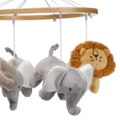 Lambs & Ivy Jungle Adventure Elephant/Lion Musical Baby Crib Mobile Soother Toy -Lambs & Ivy GUEST d196bfeb 49c3 47fe 901e 4113b4d58c7b