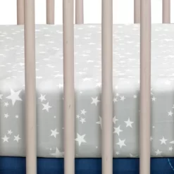 Lambs & Ivy Milky Way Space Galaxy 4-Piece Baby Nursery Crib Bedding Set - Blue/Gray -Lambs & Ivy GUEST d57df244 5554 4701 910d fa967f54ff34