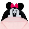 Lambs & Ivy Disney Baby Minnie Mouse Pink Cotton Hooded Baby Bath Towel