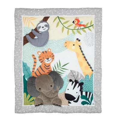 Lambs & Ivy Mighty Jungle Crib Bedding Set - 3pc 8 Lambs & Ivy Mighty Jungle Crib Bedding Set - 3pc - Image 8
