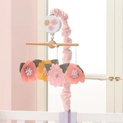 Lambs & Ivy Little Garden Felt Flowers Musical Baby Crib Mobile Soother Toy -Lambs & Ivy GUEST dab81558 3bef 4519 831b bfd7d472a332