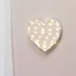 Lambs & Ivy Signature Heart LED Light Up Wall Decor/ Wall Hanging