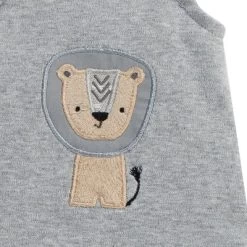 Lambs & Ivy Jungle Safari Gray/Tan/White Nursery 6-Piece Baby Crib Bedding Set -Lambs & Ivy GUEST e921dcce 54fb 4fce 86f2 22ca63d1bfc5