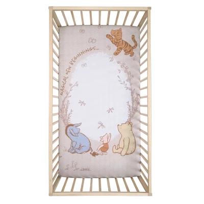 Lambs & Ivy Disney Baby Pooh Bear & Pals Photo Op Cotton Baby Fitted Crib Sheet 6 Lambs & Ivy Disney Baby Pooh Bear & Pals Photo Op Cotton Baby Fitted Crib Sheet - Image 6