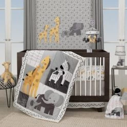 Lambs & Ivy Me & Mama White/Gray Elephant Nursery Lamp With Shade & Bulb -Lambs & Ivy GUEST fc84bde1 4605 4c24 a372 65cdfa675c60